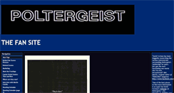 Desktop Screenshot of poltergeist.poltergeistiii.com