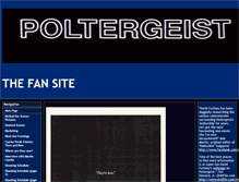 Tablet Screenshot of poltergeist.poltergeistiii.com